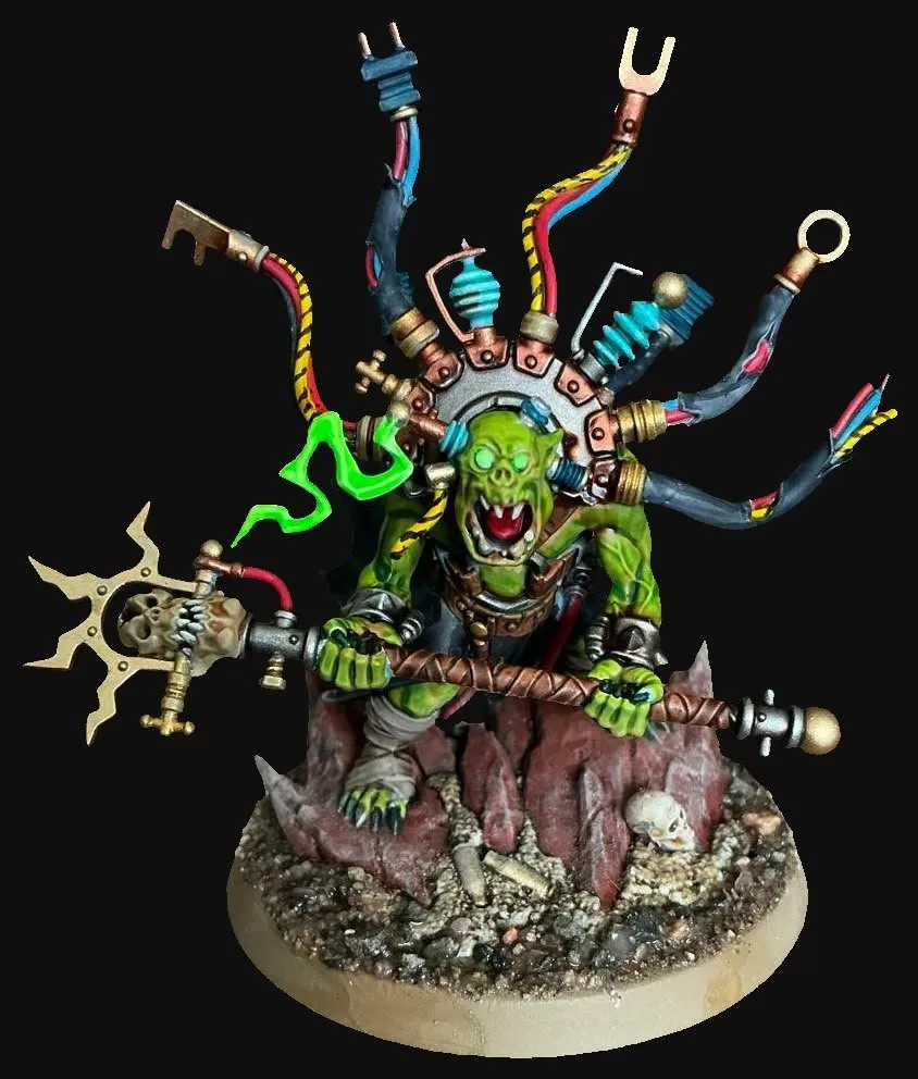 Ork Weirdboy, geschilderd door Alex